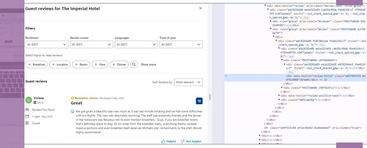 How-to-Scrape-Booking.com-Review-Data